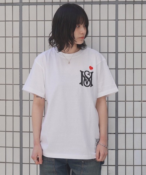 MFC STORE（エムエフシーストア）の「MFC STORE MS HEART LOGO S/S TEE（Tシャツ/カットソー・メンズ・ホワイト/ブラック・S/M/L/XL/XXL）」の16枚目の写真