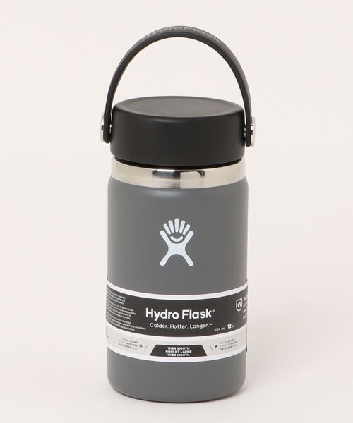 OLD BETTY'S（オールドベティーズ）の「【Hydro Flask】ハイドロフラスク Hydration Wide Mouth 12oz（水筒・レディース・オートミール/ネイビー/ダークグリーン/インディゴブルー/ブラック/レッド系その他/チャコールグレー/ホワイト/オレンジ・FREE）」の4枚目の写真