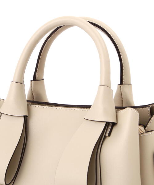 EDIT COLOGNE（エディットコロン）の「ダブルリボントートバッグ（ショルダーバッグ・レディース・ベージュ/ブラック/ブルー・ﾌﾘ-）」の6枚目の写真