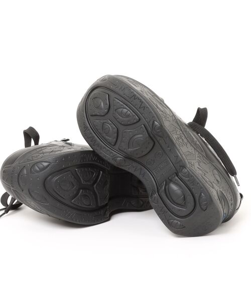 YOSUKE（ヨースケ）の「「YOSUKE/ヨースケ」厚底レースアップスニーカー（スニーカー・レディース・ブラック/ブラック×グリーン/ブラック×パープル/ホワイト・22.5/23/23.5/24/24.5/25）」の6枚目の写真