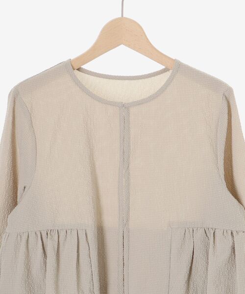 le.coeur blanc（ルクールブラン）の「《大人気マストアイテム！》カラミタンブラーフリルブルゾン（その他トップス・レディース・ブラック/オフホワイト/ベージュ・38）」の20枚目の写真