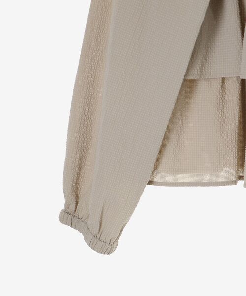 le.coeur blanc（ルクールブラン）の「《大人気マストアイテム！》カラミタンブラーフリルブルゾン（その他トップス・レディース・ブラック/オフホワイト/ベージュ・38）」の21枚目の写真