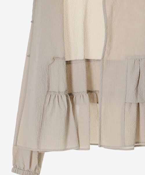 le.coeur blanc（ルクールブラン）の「《大人気マストアイテム！》カラミタンブラーフリルブルゾン（その他トップス・レディース・ブラック/オフホワイト/ベージュ・38）」の22枚目の写真