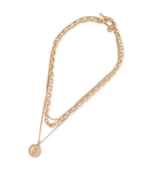 VIS（ビス）の「レイヤードコインネックレス（ネックレス・レディース・シルバー/ゴールド・FREE）」の4枚目の写真