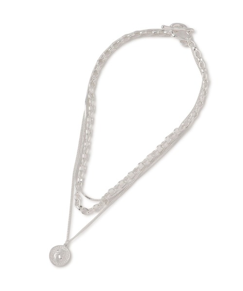 VIS（ビス）の「レイヤードコインネックレス（ネックレス・レディース・シルバー/ゴールド・FREE）」の9枚目の写真