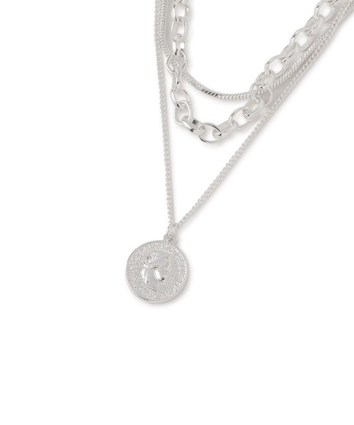 VIS（ビス）の「レイヤードコインネックレス（ネックレス・レディース・シルバー/ゴールド・FREE）」の12枚目の写真