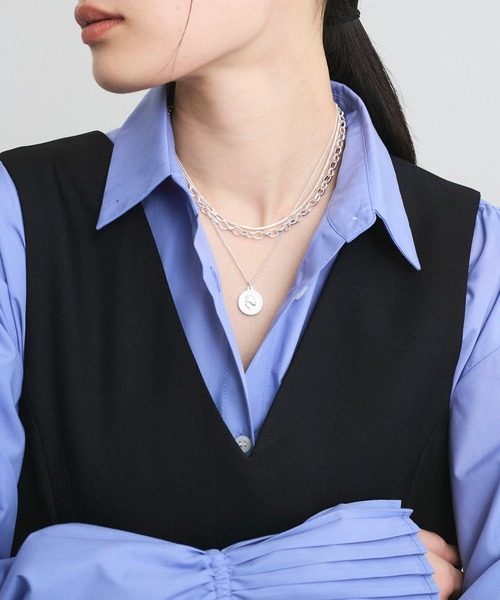 VIS（ビス）の「レイヤードコインネックレス（ネックレス・レディース・シルバー/ゴールド・FREE）」の10枚目の写真
