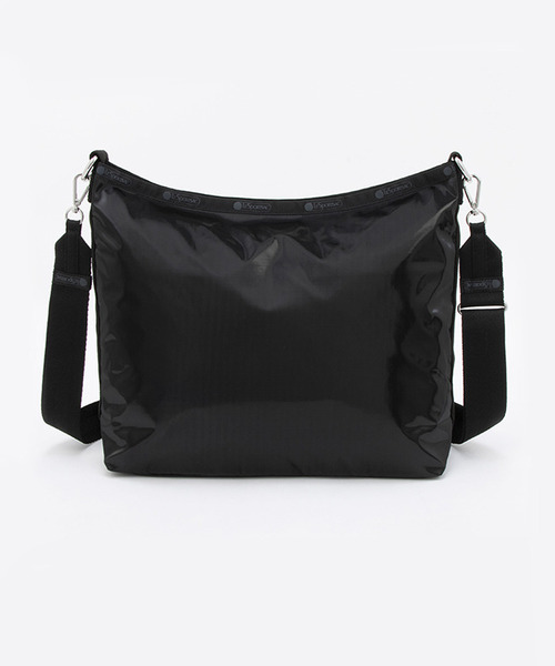 LeSportsac(レスポートサック)の「MEDIUM ZIP SHOULDER ブラックシャイン(ショルダーバッグ・レディース・ブラック・FREE)」の5枚目の写真