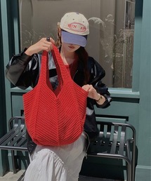 ニットバッグ トートバッグ レディース