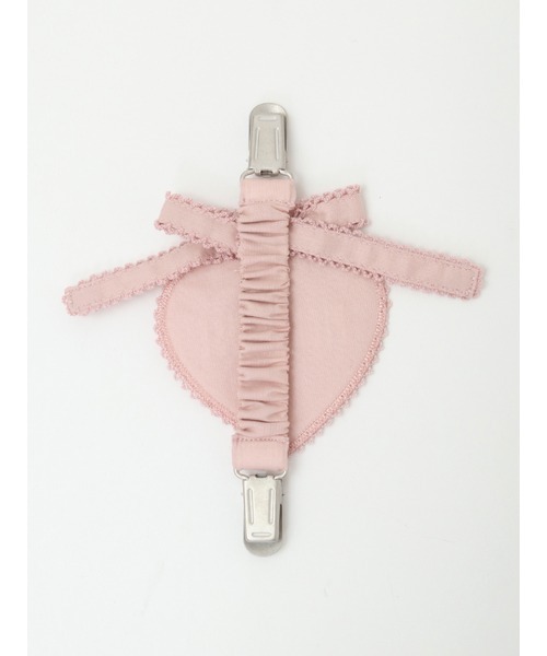 PINK HOUSE（ピンクハウス）の「ハートモチーフサスペンダークリップ（ブローチ/コサージュ・レディース・ラベンダー/ピンク/ライトグリーン/ホワイト/ライトイエロー/ブラック・フリー）」の8枚目の写真