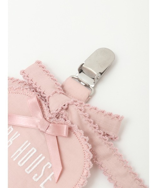 PINK HOUSE（ピンクハウス）の「ハートモチーフサスペンダークリップ（ブローチ/コサージュ・レディース・ラベンダー/ピンク/ライトグリーン/ホワイト/ライトイエロー/ブラック・フリー）」の9枚目の写真