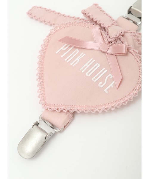 PINK HOUSE（ピンクハウス）の「ハートモチーフサスペンダークリップ（ブローチ/コサージュ・レディース・ラベンダー/ピンク/ライトグリーン/ホワイト/ライトイエロー/ブラック・フリー）」の12枚目の写真