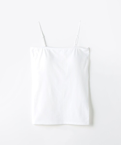 EMMEL REFINES（エメルリファインズ）の「＜EMMEL REFINES＞EM カップツキ キャミソール（キャミソール・レディース・ホワイト/ブラック・FREE）」の2枚目の写真