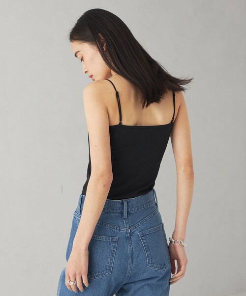 EMMEL REFINES（エメルリファインズ）の「＜EMMEL REFINES＞EM カップツキ キャミソール（キャミソール・レディース・ホワイト/ブラック・FREE）」の4枚目の写真