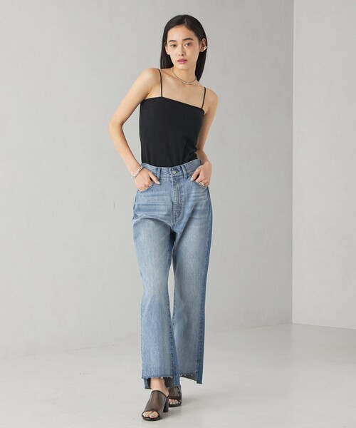 EMMEL REFINES（エメルリファインズ）の「＜EMMEL REFINES＞EM カップツキ キャミソール（キャミソール・レディース・ホワイト/ブラック・FREE）」の6枚目の写真