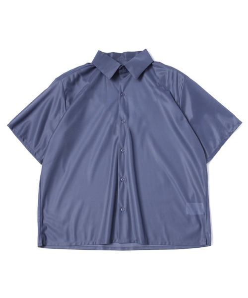 Noen（ノエン）の「レギュラーカラーシアーシャツ（シャツ/ブラウス・メンズ・ネイビー/ブラウン・MEDIUM/LARGE）」の10枚目の写真