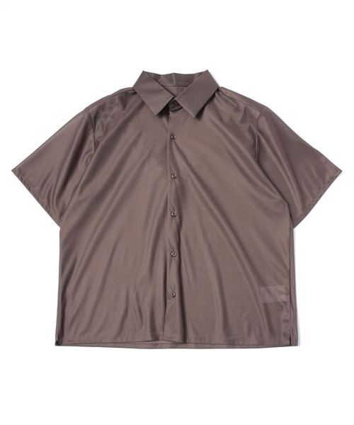 Noen（ノエン）の「レギュラーカラーシアーシャツ（シャツ/ブラウス・メンズ・ネイビー/ブラウン・MEDIUM/LARGE）」の21枚目の写真