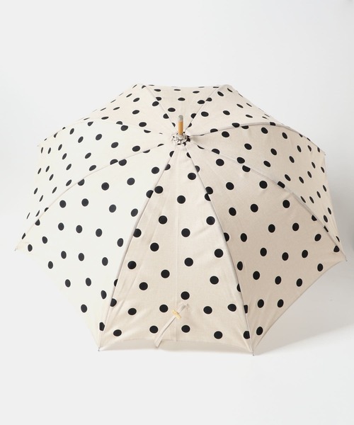 SMELLY（スメリー）の「because　ドットバンブー長傘（長傘・レディース・ブラック/アイボリー・FREE）」の16枚目の写真