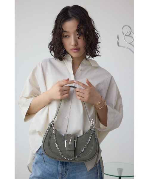 AZUL by moussy(アズールバイマウジー)の「ワンハンドルラウンドバッグ(ハンドバッグ・レディース・カーキ/ピンク・FREE)」の19枚目の写真