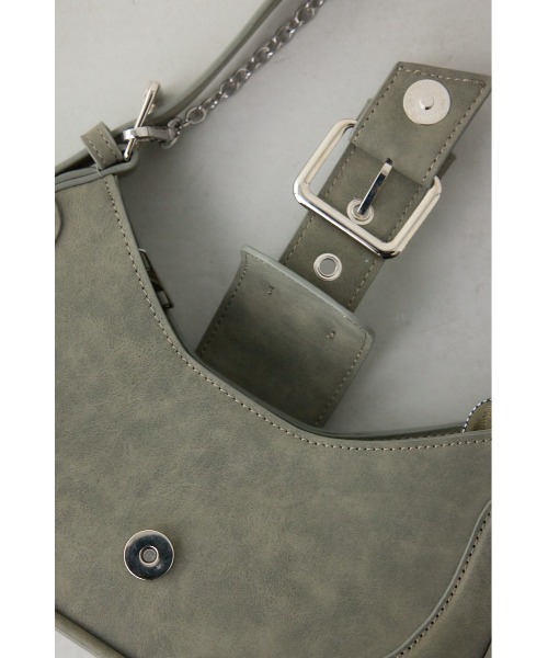 AZUL by moussy(アズールバイマウジー)の「ワンハンドルラウンドバッグ(ハンドバッグ・レディース・カーキ/ピンク・FREE)」の5枚目の写真
