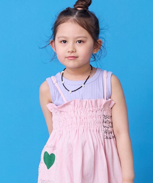 Life Support Products(ライフサポートプロダクツ)の「ムジリブタンクトップ(タンクトップ・キッズ・オフホワイト/グレー/ライトピンク/ピンク/ブラウン/ミント/ラベンダー/オレンジ/ベージュ/チャコール・90/100/110/120/130/80)」の7枚目の写真