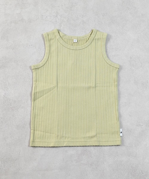 Life Support Products(ライフサポートプロダクツ)の「ムジリブタンクトップ(タンクトップ・キッズ・オフホワイト/グレー/ライトピンク/ピンク/ブラウン/ミント/ラベンダー/オレンジ/ベージュ/チャコール・90/100/110/120/130/80)」の1枚目の写真