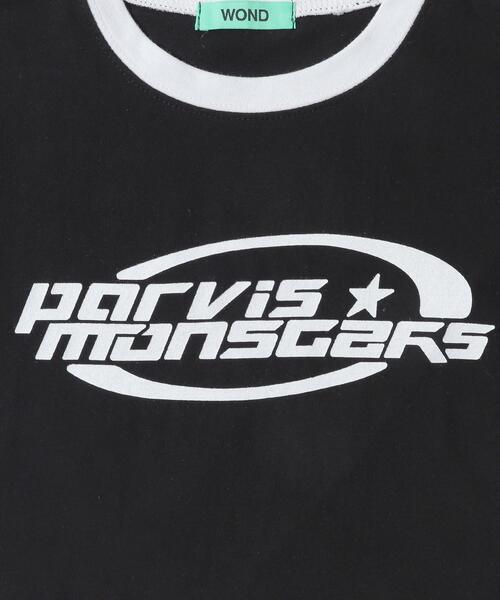 WOND(ウォンド)の「WOND/parvisロゴリンガーT(Tシャツ/カットソー・レディース・ネイビー/アイボリー/ブラック・FREE)」の6枚目の写真