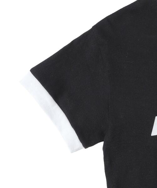 WOND(ウォンド)の「WOND/parvisロゴリンガーT(Tシャツ/カットソー・レディース・ネイビー/アイボリー/ブラック・FREE)」の7枚目の写真