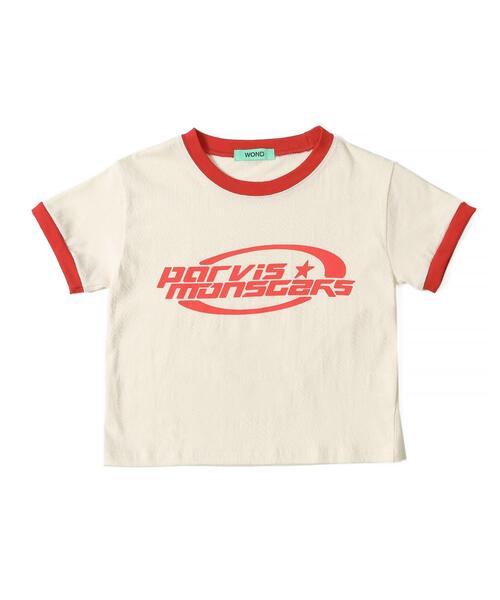 WOND(ウォンド)の「WOND/parvisロゴリンガーT(Tシャツ/カットソー・レディース・ネイビー/アイボリー/ブラック・FREE)」の22枚目の写真