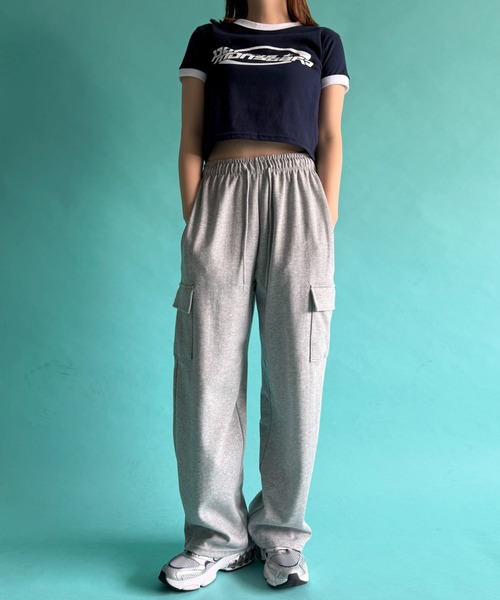 WOND(ウォンド)の「WOND/parvisロゴリンガーT(Tシャツ/カットソー・レディース・ネイビー/アイボリー/ブラック・FREE)」の9枚目の写真