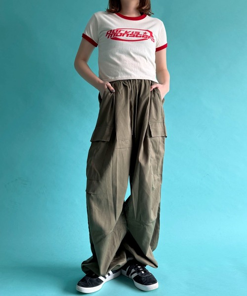 WOND(ウォンド)の「WOND/parvisロゴリンガーT(Tシャツ/カットソー・レディース・ネイビー/アイボリー/ブラック・FREE)」の17枚目の写真