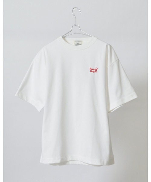 Sunny Smith(サニースミス)の「【SUNNY SMITH】11.6ウルトラヘビーオンス Heavy Smith刺繍ロゴTシャツ(Tシャツ/カットソー・レディース・チャコールグレー/ブラック/オフホワイト・LARGE/MEDIUM)」の14枚目の写真