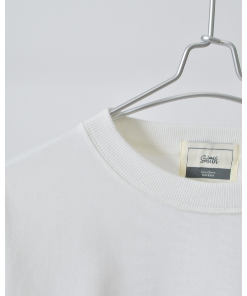 Sunny Smith(サニースミス)の「【SUNNY SMITH】11.6ウルトラヘビーオンス Heavy Smith刺繍ロゴTシャツ(Tシャツ/カットソー・レディース・チャコールグレー/ブラック/オフホワイト・LARGE/MEDIUM)」の16枚目の写真