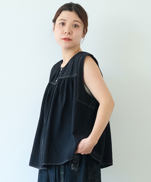 yuni(ユニ )の「ティアードブラウス(シャツ/ブラウス・レディース・ブラック・FREE)」の18枚目の写真