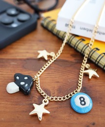 niko and（ニコアンド）の「陶器キノコモチーフネックレス