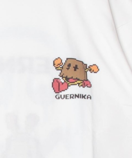 ROYAL FLASH(ロイヤルフラッシュ)の「【GUERNIKA×パックマン】PAC-MAN PRINT T SHIRT / ANONY-PAC-MAN(Tシャツ/カットソー・メンズ・ホワイト・L/XL/2XL/M)」の3枚目の写真
