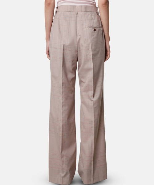 IRENE 23AW Shadow Plaid Pants 切替 トラウザーズ IRENE 23AW Shadow Plaid Pants 切替 トラウザーズ レディース