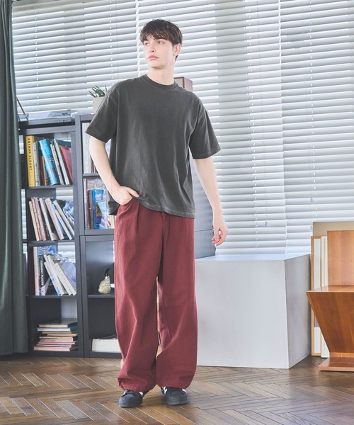 PBLIM(ページボーイリム)の「《UNISEX》ピグメントロゴTシャツ(Tシャツ/カットソー・レディース・チャコールグレー/ピンク/ブラウン・LARGE/MEDIUM)」の11枚目の写真