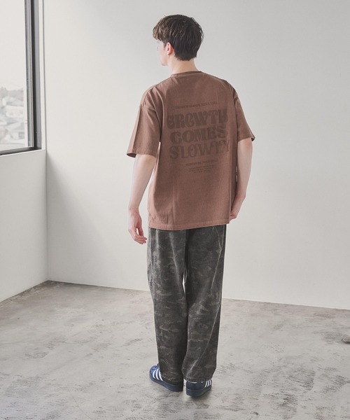 SUITROOM★USAロゴ ピグメントトレーナー ロゴT UNISEX》ピグメントロゴTシャツ（Tシャツ/カットソー）｜PBLIM