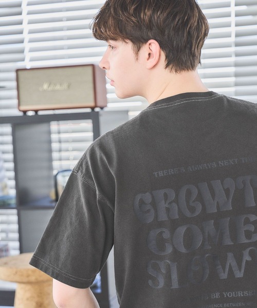 PBLIM(ページボーイリム)の「《UNISEX》ピグメントロゴTシャツ(Tシャツ/カットソー・レディース・チャコールグレー/ピンク/ブラウン・LARGE/MEDIUM)」の13枚目の写真