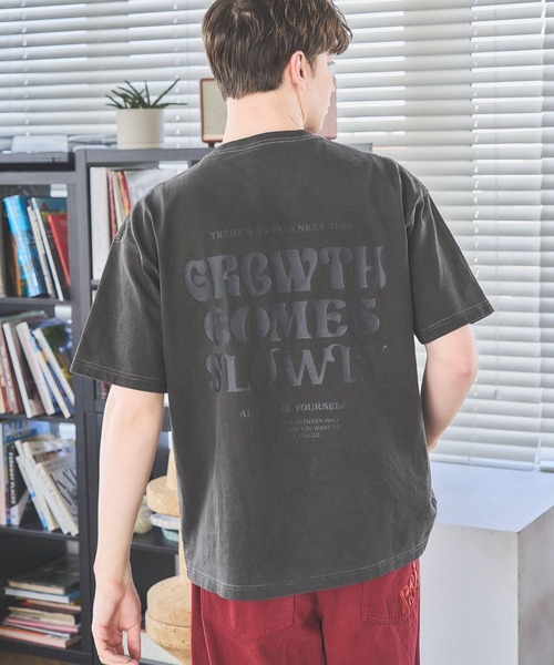 PBLIM(ページボーイリム)の「《UNISEX》ピグメントロゴTシャツ(Tシャツ/カットソー・レディース・チャコールグレー/ピンク/ブラウン・LARGE/MEDIUM)」の14枚目の写真