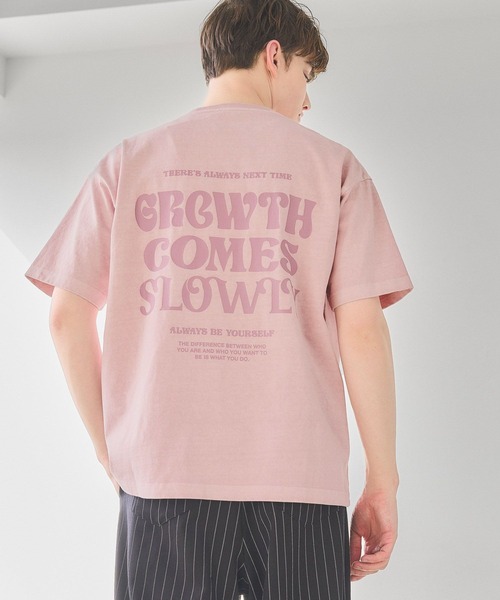 セール】《UNISEX》ピグメントロゴTシャツ（Tシャツ/カットソー