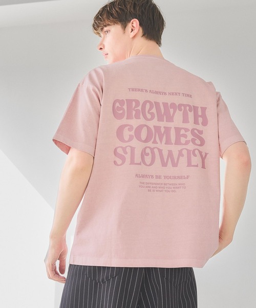 SUITROOM★USAロゴ ピグメントトレーナー ロゴT UNISEX》ピグメントロゴTシャツ（Tシャツ/カットソー）｜PBLIM