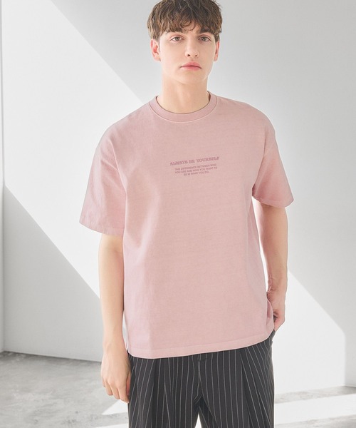 SUITROOM★USAロゴ ピグメントトレーナー ロゴT ビッグロゴピグメントTシャツ – PIXIUM