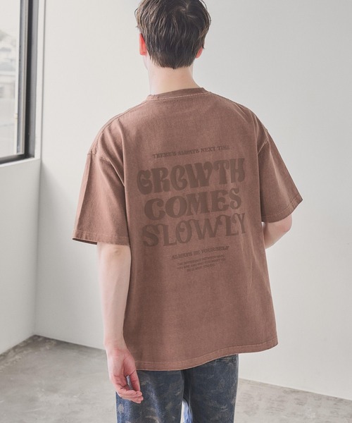 PBLIM(ページボーイリム)の「《UNISEX》ピグメントロゴTシャツ(Tシャツ/カットソー・レディース・チャコールグレー/ピンク/ブラウン・LARGE/MEDIUM)」の19枚目の写真