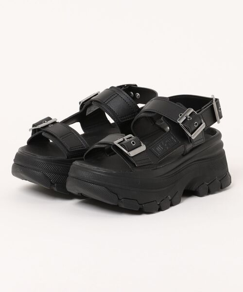 CONVERSE（コンバース）の「【CONVERSE】コンバース ALL STAR TREKWAVE SANDAL（オールスター トレックウェーブ サンダル）（サンダル・レディース・ブラック×ブラック/ホワイト/ブラック×ホワイト・4/5/6.5）」の3枚目の写真