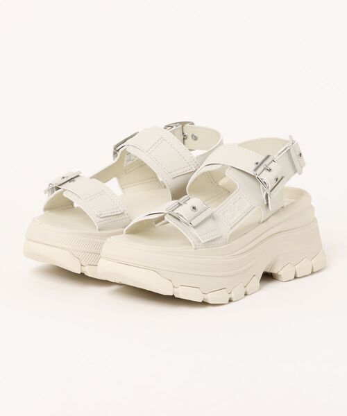 CONVERSE（コンバース）の「【CONVERSE】コンバース ALL STAR TREKWAVE SANDAL（オールスター トレックウェーブ サンダル）（サンダル・レディース・ブラック×ブラック/ホワイト/ブラック×ホワイト・4/5/6.5）」の2枚目の写真