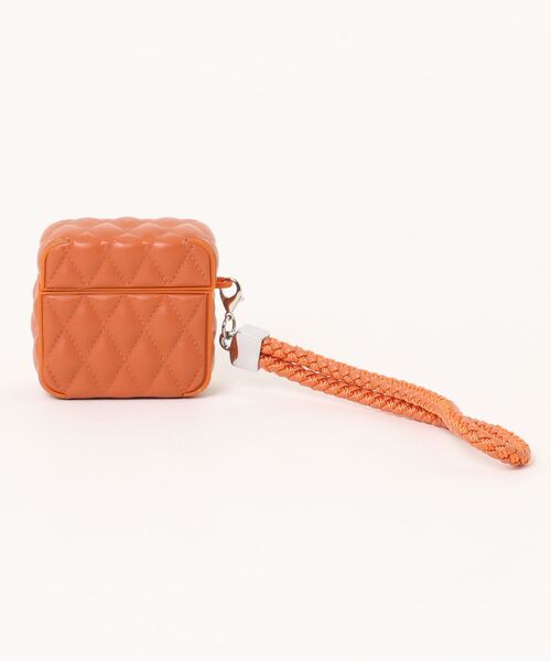 Fun & Daily(ファンアンドデイリー)の「Leather Quilt AirPods 4 Case / エアポッズ4(ヘッドフォン/イヤホン・レディース・パープル/グリーン/ブラック/ブルー/オレンジ・FREE)」の11枚目の写真