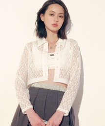 FURFUR | ウエストロゴレースシャツ(シャツ/ブラウス)