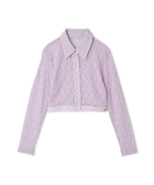 FURFUR（ファーファー）の「ウエストロゴレースシャツ（シャツ/ブラウス・レディース・ラベンダー/ホワイト/ブラック・FREE）」の14枚目の写真